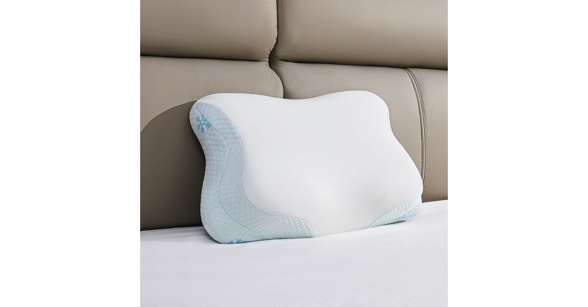 Derila Oreiller Mémoire de Forme Queensize (Pack de 1) - Coussin Mémoire de Forme pour Dormeurs Latéraux, Dorsaux et sur Le Ventre - Matelas Experience